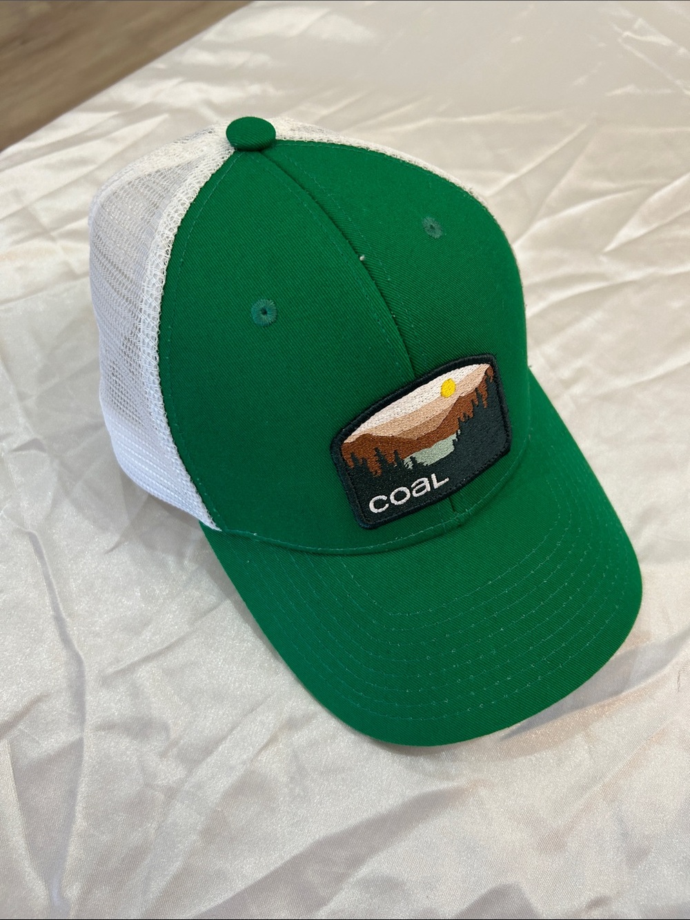 Green & White Trucker Hat